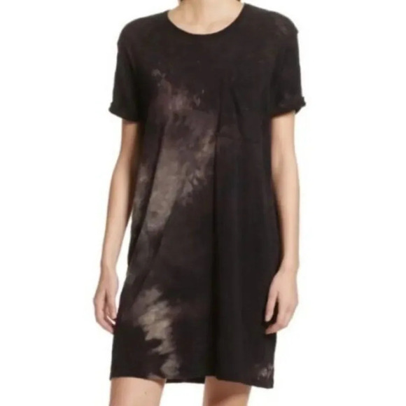 ATM Brown Tie-Dye Shift Dress Size Small Cotton Anthony Thomas Melillo - Picture 10 of 10